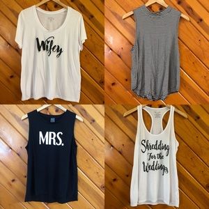 Bundle of 4 👰🏻 Bridal Tops